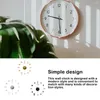 Wall Clocks Modern Style Clock Stainless Steel Wallclock Home Restaurant Mirror Stickers Kitchen Living Room Decoration