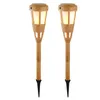 Lampes à pelouse jardin extérieur Pathway Light Tiki Torches Lights Imperproofroping Flicking Dancing Flames