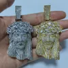 Baguette Moissanite Sieraden Hip Hop Iced Out Jesus Custom Ketting Hanger