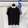 Herrpolos designer lyxig fågelfamiljelement 2023 sommar ny casual polo skjorta mode band jacquard affär kort ärm t-shirt trend l4ut