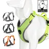 Hundhalsar Leases Truelove Dog Harness Reflective No Pull Small Medium Large Vest Quick Justerbale Matchande koppel Kollträning Running TLH6071 231110