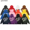 23SS Erkek Hoodie Yeni Mektup Baskılı Moda Markası Hoodies 11 Renk Sweatshirts Erkek Kadın Hoodies