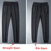 Mäns byxor Summer Breattable Mesh Black Sports Pants Men's Jogger Sports Pants Men's Casual Track Pants 7xl 8xl 9xl 230410