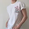 Designer Roupas femininas 20% de desconto de qualidade versão de qualidade Summer Família Etiqueta inglesa UNISSISEX T-shirt de manga solta