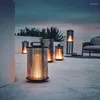 Villa moderne étanche lumière de jardin énergie solaire lampe de pelouse extérieure Simple paysage lumières projet atmosphère sol