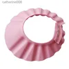 Shower Caps Baby Shower Caps Shampoo Cap Wash Hair Kids Bath Visor Hats Adjustable Shield Waterproof Ear Protection Eye Children Hats InfantL231113