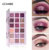 Ucanbe 18 Color Nude Glitter Eyeshadow Palette Makeup Cosmetics Matte Shimmer Silky Pigmentered Eyeshadow Palette Cosmetics4124064