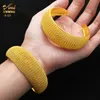 Bangle ANIID Dubai 24k Golden Cuff Bangles para Mulheres Africano Luxo Charme Pulseira Bangles Nigeriano Casamento Banhado Jóias Presentes 231109