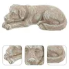 Garden Decorations Decor Memorial Plaques Dog Headstone Statue Stones Monuments People Resin Gifts Pet The Cemetery