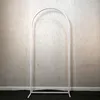 Party Decoration Wedding Props White Arch Stage Backdrop Frame Iron Artificial Flower Decorative Stand Balloon Anpassningsbar