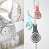 Wall Clocks PVC Bathroom Clock Detachable Wall-mounted Moistureproof Battery Powered Home Analog Quiet Running Grey