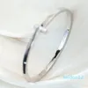 pulseira de prata esterlina para mulheres pulseiras com pingente versão superior fina