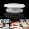 Narzędzia do pieczenia ciasto DIY Dekorowanie plastikowego talerza obrotowego obrotowego stolika obrotowego okrągłego stojaka