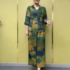 Ethnic Clothing Two Piece Set Africa Clothes African Dashiki Fashion Suit Top And Trousers Super Elastic Party Plus Size For Lady