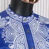 Vêtements ethniques H D Dashiki Mens Top Pant 2 pièces Outfit Set Hommes africains Vêtements Riche Vêtements africains pour hommes Dashiki Chemise avec pantalon 230408