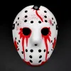 Kostymtillbehör 50st 6 Styles Full Face Party Mask Masquerade Masks Jason Cosplay Skull Mask vs Friday Horror Hockey Halloween Costume Scary Party 1110