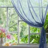 Curtain Window Sheer Elegant Drape Home Decor Bedroom Screen Rustic Gauze Curtains Panels Small Fresh Drapes Treatment