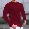 Męskie bluzy gofrowe pullover solidne kolory sweet-sweet-shirty Sliming Jumper Sportswear Hoodsła Koreańska moda sudaderas