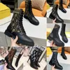 Designer Damen Stiefel Stiefeletten Martin Booties Winter Tartan Schuhe Stretch High Heel Sneaker Chelsea Motorrad Reiten Frau Stiefeletten