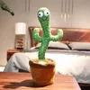 Schattige knuffelbloempot zing dansende cactus speelgoed knuffel dieren zacht speelgoed cactus pluche speelgoed