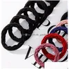 Hair Rubber Bands High Elasticity String Jewelry Adt Women Jointless Bold Coiling Hairrope Cute Simplicity Headrope Ornament Dhgarden Dhdi3