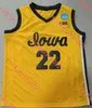 Maillot de basket-ball Iowa Hawkeyes Filip Rebraca Ahron Uhlis Amarion Nimmers Josh Dix Dasonte Bowen Dante Eldridge Kris Murray Maillots de l'Iowa cousus sur mesure pour hommes