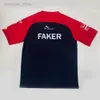 Men's T-Shirts 2022 T1 LOL LCK SKT Faker Keria Teddy Cuzz Canna Team Shirt Custom Name Shirt Uniform Sport Jerseys Hombre 2022 M230409