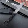 US TOOR Anaconda Knife 8Cr13Mov Stonewashed Fixed Blade knives Tactical Straight knife G10 Handle Sharp Outdoor Hunting EDC Tool With Kydex Sheath 535 3300 15080