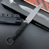 TOOR Anaconda Coltello US 8Cr13Mov Coltelli a lama fissa stonewashed Coltello tattico dritto G10 Maniglia affilata Caccia esterna Strumento EDC con guaina Kydex 535 3300 15080