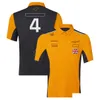 Camisetas masculinas 2023 Vestuário de mangas curtas de verão de verão F1 uniforme de uniforme