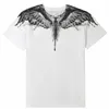 modemärke MB Short Sleeve Marcelo Classic Jersey Burlon Phantom Wing T-shirt Färgfjäder Lightning Blad Par Half T-Shirtgwze