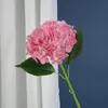 Hortensia artificiel en Latex à longue tige, tendance tendance, décoration à une branche, pour la maison, un mariage, une fête dans le jardin, un bureau