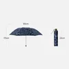 Parapluies Dentelle Fleurs Crème Solaire Parapluie Pluie Femme Femme Mode Élégant Revêtement Noir Protection UV Parasol Coupe-Vent Décor