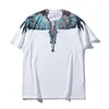 Marque de mode MB à manches courtes Marcelo Classic Jersey Burlon Phantom Wing T-shirt Color Feather Lightning Blade Couple Half T-shirtopmpmp
