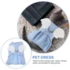 Robe d'été porte-chien pour animaux de compagnie, jolie chemise, gilet pour chiot, décor lavable en coton et Polyester, chemisier