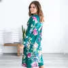 Casual Dresses Autumn Dress Women Long Sleeve Boho Floral Print Midi Black V-Neck Bandage Elegant Party Vestidos 2023