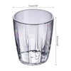 Tumblers 280 ml Shatterproof Acrylic Water Unbreaktable Drinking Glasses Återanvändbart öl Champagne Cup Diskmaskin Safe