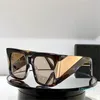 Fashion designer sunglasses for women avant-garde unique square oversized glasses summer outdoor leisure