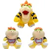 10 pol. Super Bowser Standing King Soft Stuffed Animal Boneca de Pelúcia Figura de Brinquedo Bowser Verde 6 Polegadas JR de Pelúcia