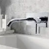 Grifos de lavabo de baño, grifo mezclador de lavabo montado en la pared, grifo frío Gourmet, grifos de lavabo, grifos de agua para cromo