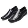 Män klänning för plusstorlek affärsskor slip på fyrkantiga tå loafers handgjorda polska läder casual sapato masculino a ed