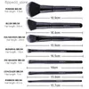 Makeup Brushes Zoreya Brand Black Angled Blush Cruelty Free Makeup Brushes Comfortable Synthetic Powder Eye Shadow Concealer 7pcs Cosmetic Set Q231110