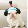 Outros suprimentos para cães Japonês Samurai Chapéu engraçado para cães Hilariante Pet French Bulldog Costume Lion Hair Wig Cap Cosplay Fantasias de filhote de cachorro para cães pequenos 231109