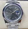 Relógio masculino de luxo semana ouro redondo mostrador de diamante 40mm/36mm relógio feminino resistente a arranhões calendário ampliado de cristal azul relógio mecânico totalmente automático