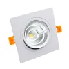 Faretti da incasso quadrati a LED dimmerabili COB Apparecchio da incasso 7W/9W/12W/15W Lampada da soffitto AC85-265V 12 LL