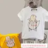 Luxury Designer's nieuwe heren- en dames kortheve sportkleding set shirt chaopai familie cartoon t-shirt losse korte mouw paar ouder-kind stijl doos