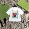 2024 brand Designer boy girl summer Short sleeve T-shirts printing t-shirt Color matching Pure cotton Round collar fashion high quality clothing AAAAA