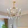 Chandeliers Luxury Crystal Chandelier Lighting Postmodern Living Dining Room Foyer Pendant Lamp Creative Designer Model House Hanging Lights