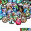 Fermoirs Crochets Nouveau 50 Pcs / Lot 18Mm Bouton Pression En Verre Style Mixte Bricolage Pour Bracelet Bracelets Bijoux En Gros Drop Delivery Find Dhgarden Dh6Mc