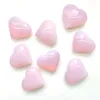 Dekoracyjne figurki różowe opal miłosne serce naturalne kryształowe rzemiosło ludowe 70 mm wysokiej jakości kamień szlachetny polerujący kamień leczniczy do dekoracji domowej